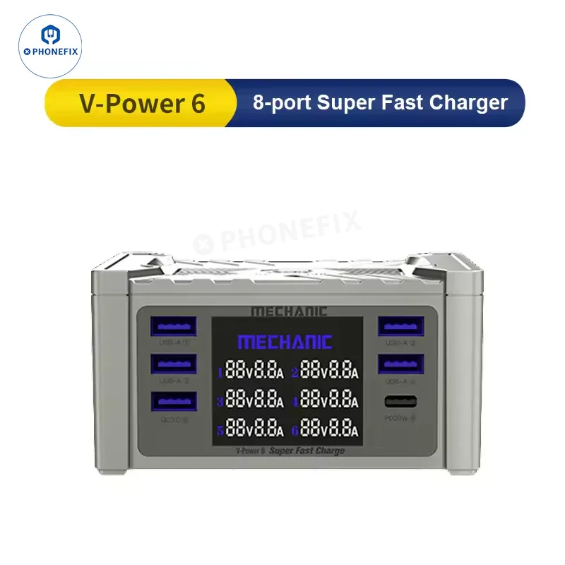 MECHANIC V-Power 6 8 8S Super Fast Charger For iPhone ipad Watches - Image 13
