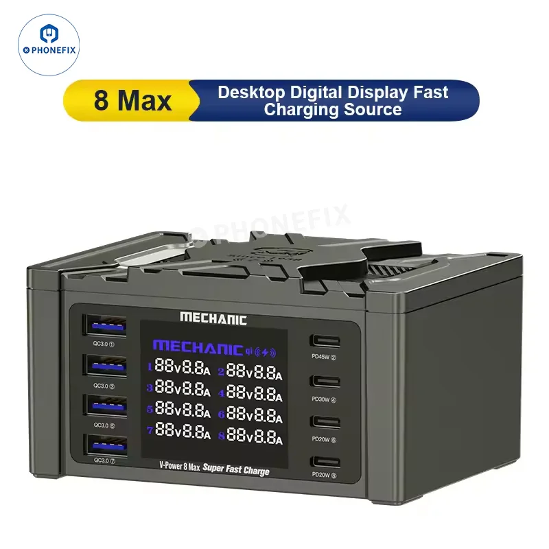 MECHANIC V-Power 6 8 8S Super Fast Charger For iPhone ipad Watches - Image 15