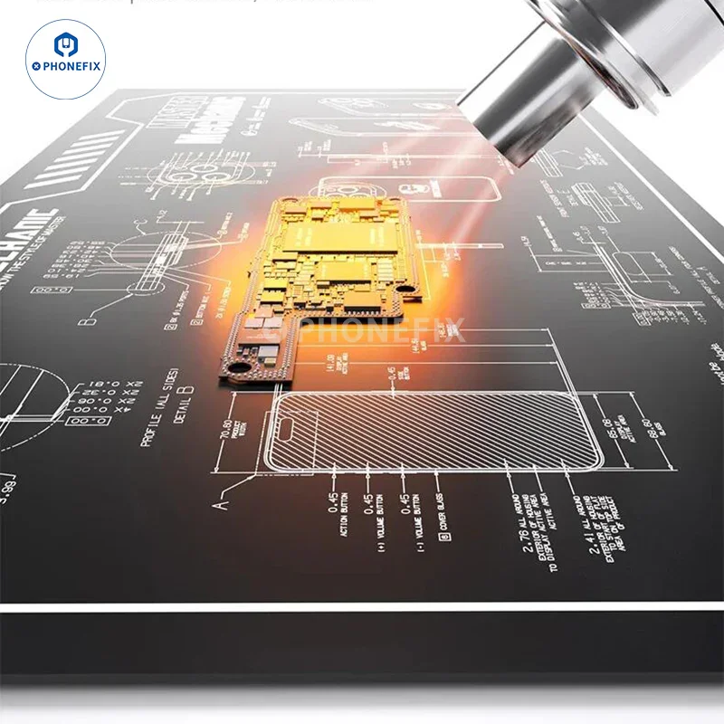 Mechanic V77 V78 Heat Insulation Pad Soldering Repair Work Mat - Image 2
