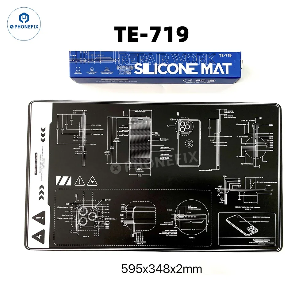 Mechanic V77 V78 Heat Insulation Pad Soldering Repair Work Mat - Image 3