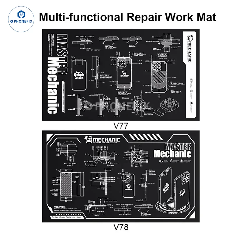 Mechanic V77 V78 Heat Insulation Pad Soldering Repair Work Mat - Image 5