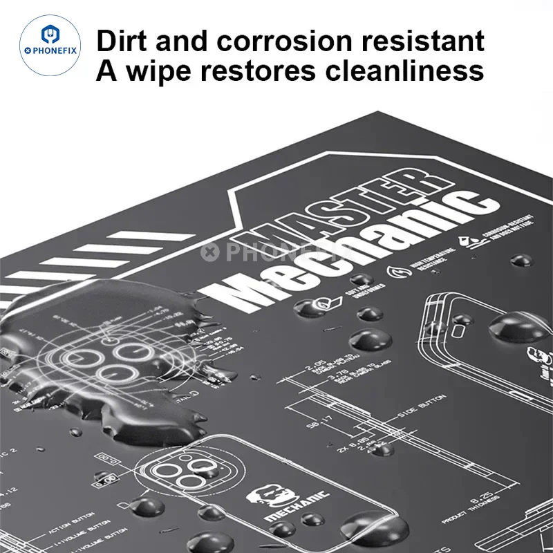 Mechanic V77 V78 Heat Insulation Pad Soldering Repair Work Mat - Image 6