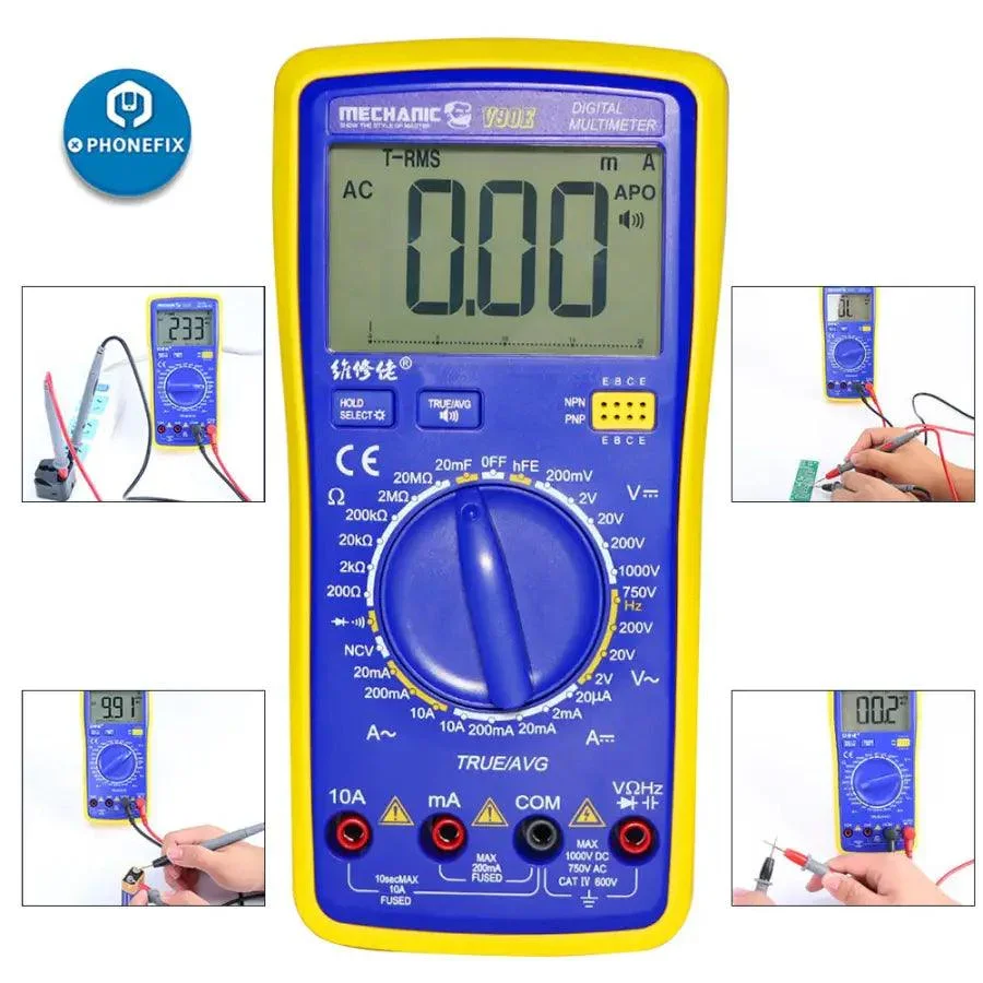 Mechanic V90E Intelligent Multimeter Automatic Digital Display Meter - Image 6