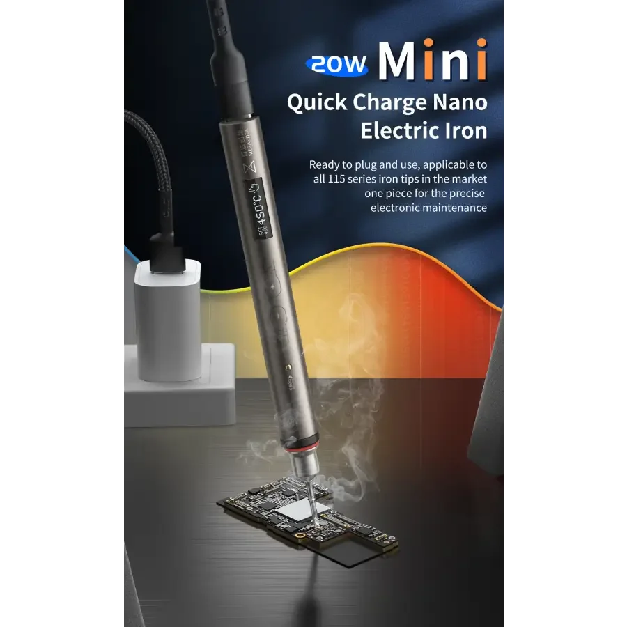 MEGA-IDEA 20W Quick Charge Nano Electric Iron For PCB Welding Repair - Image 11