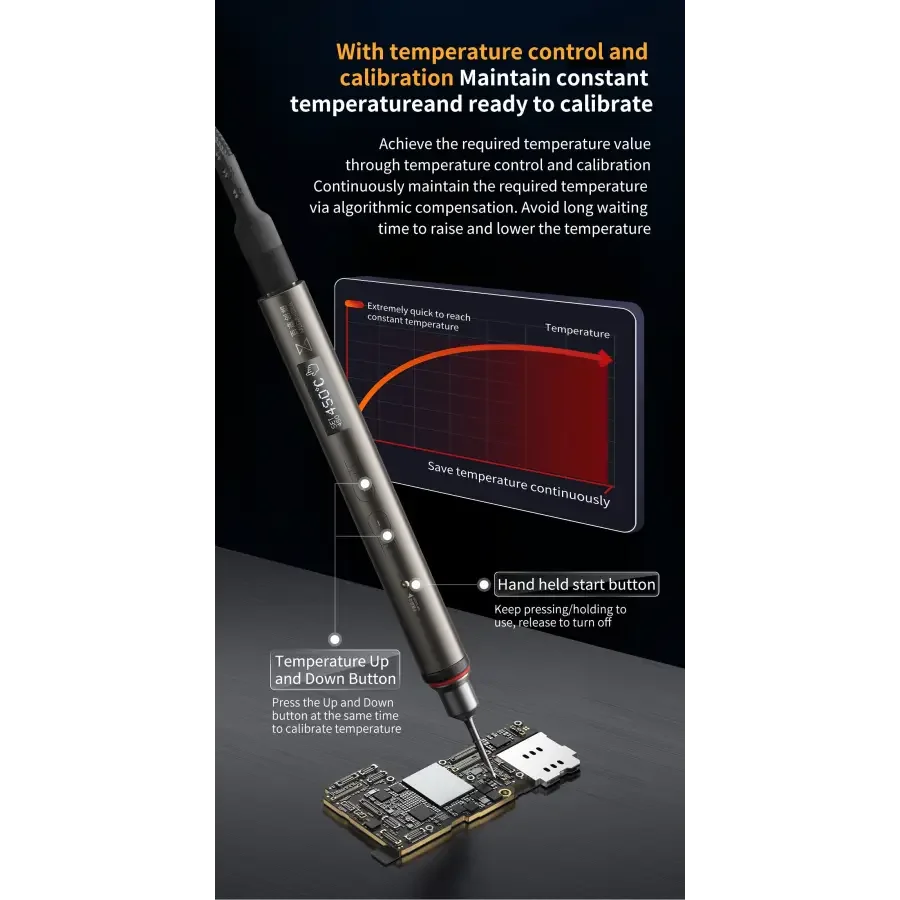 MEGA-IDEA 20W Quick Charge Nano Electric Iron For PCB Welding Repair - Image 17