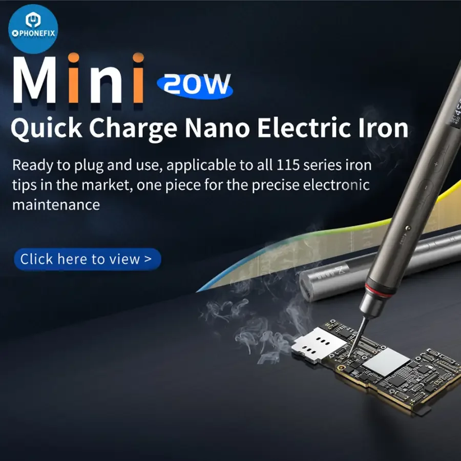 MEGA-IDEA 20W Quick Charge Nano Electric Iron For PCB Welding Repair - Image 2