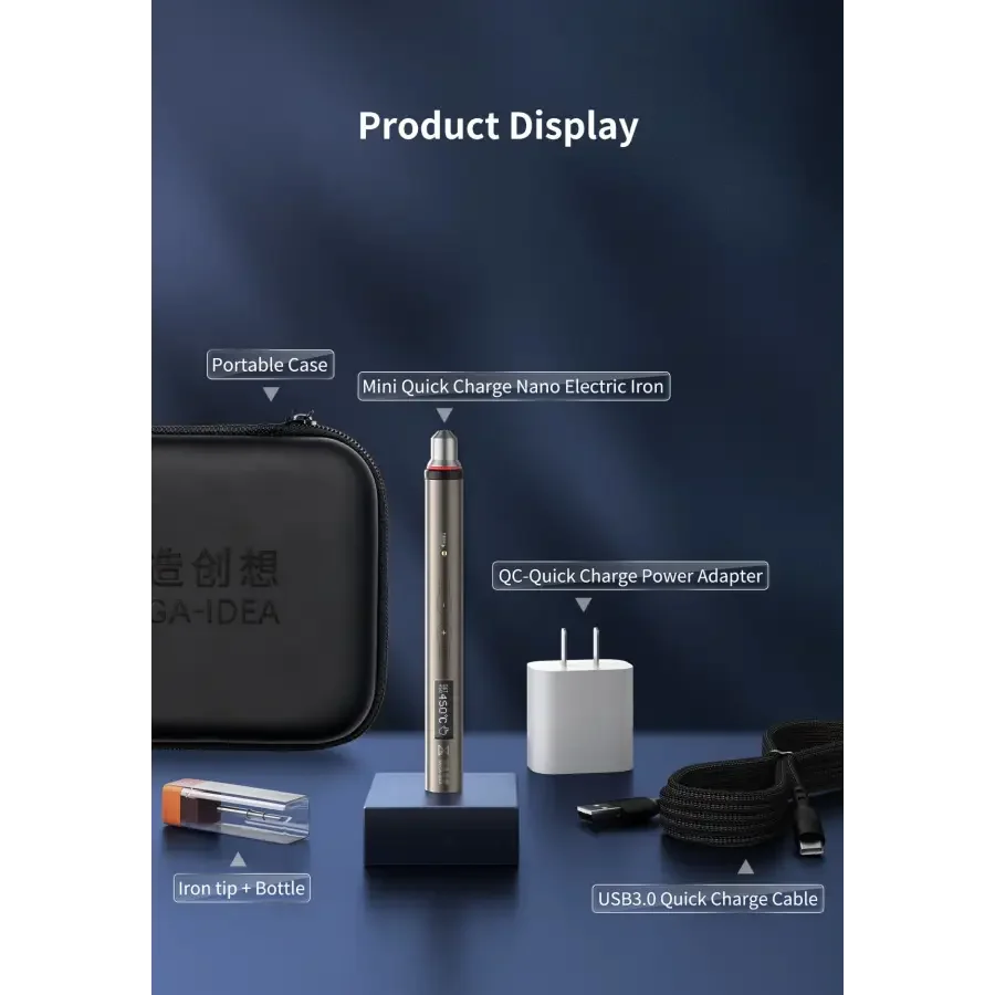 MEGA-IDEA 20W Quick Charge Nano Electric Iron For PCB Welding Repair - Image 24