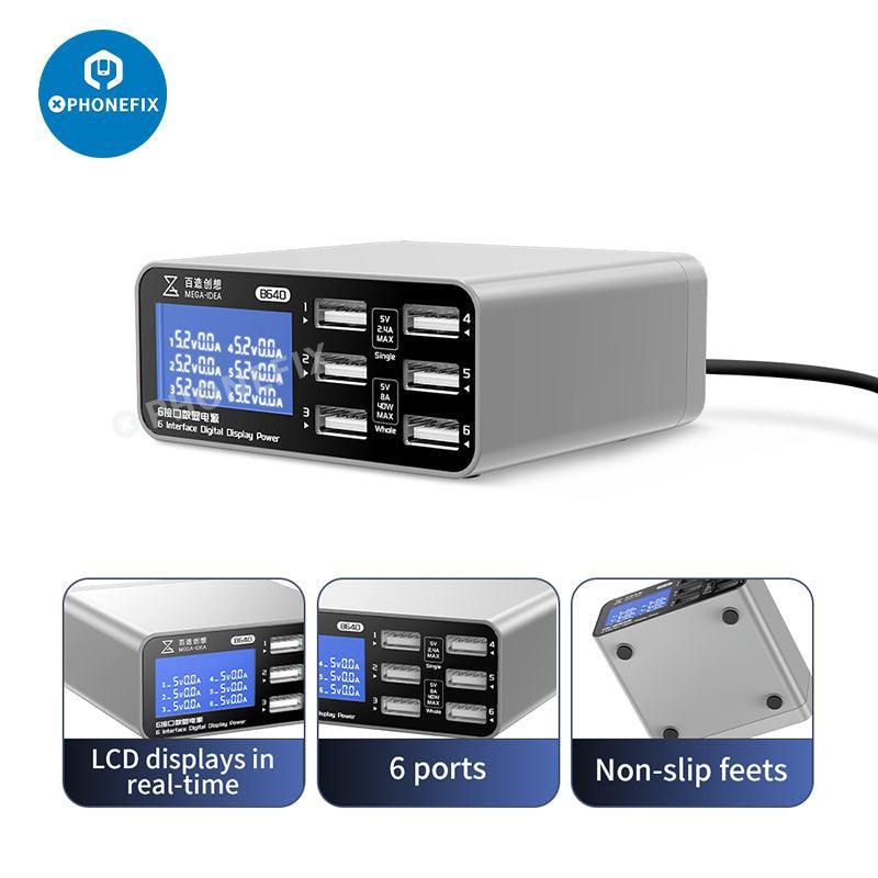 Multifunction Digits Display wireless Charging Desktop Power Supply - Image 4