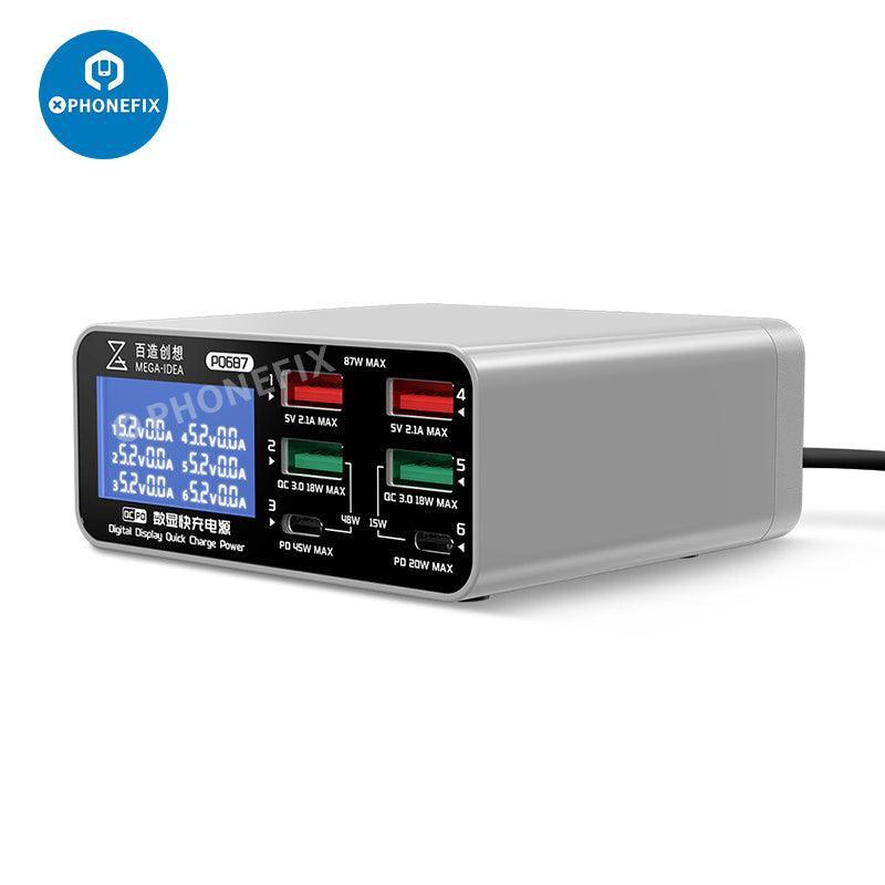 Multifunction Digits Display wireless Charging Desktop Power Supply - Image 8