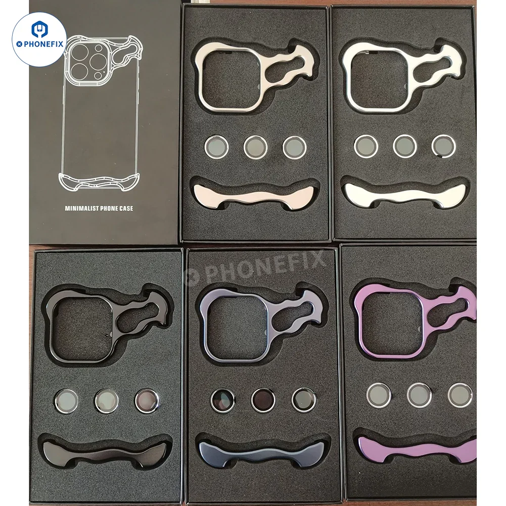 Metal Corner Pad Anti-fall Frameless Phone Case for iPhone 12-17 - Image 2