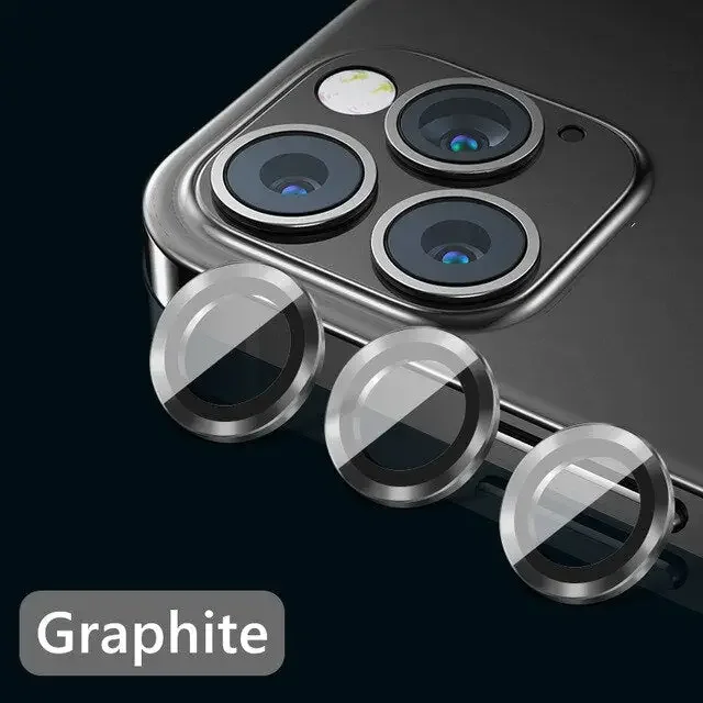 Metal Full Cover Camera Lens Protectors For iPhone 11-13ProMax - Image 17