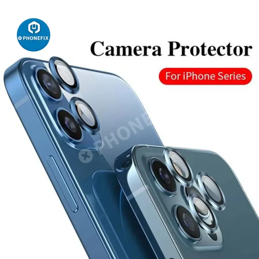 Metal Full Cover Camera Lens Protectors For iPhone 11-13ProMax - Image 2