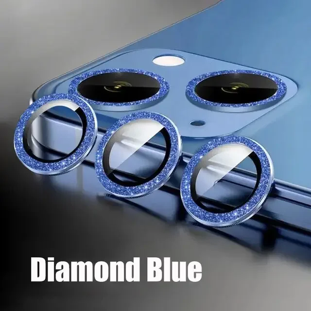 Metal Full Cover Camera Lens Protectors For iPhone 11-13ProMax - Image 22