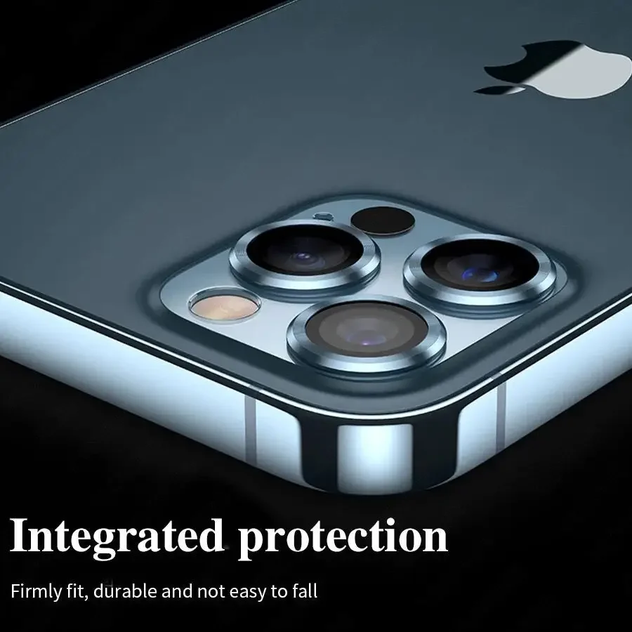 Metal Full Cover Camera Lens Protectors For iPhone 11-13ProMax - Image 28