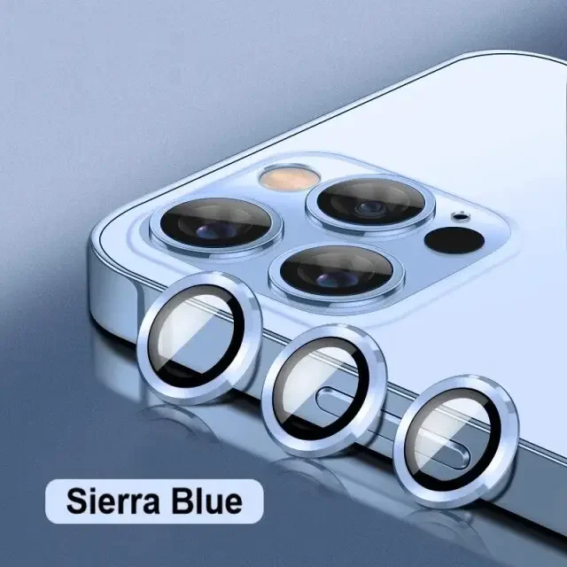 Metal Full Cover Camera Lens Protectors For iPhone 11-13ProMax - Image 29