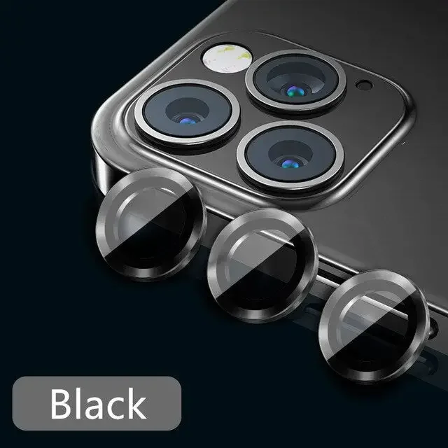 Metal Full Cover Camera Lens Protectors For iPhone 11-13ProMax - Image 33
