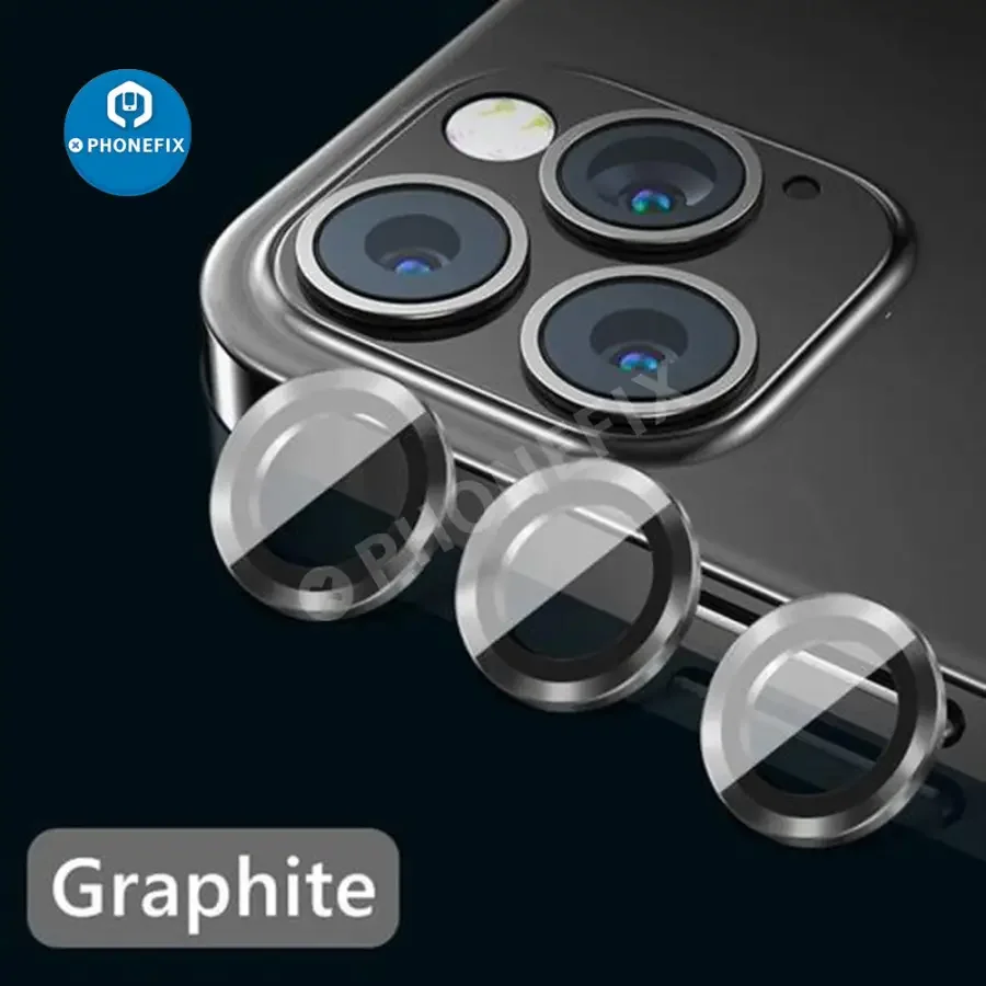 Metal Full Cover Camera Lens Protectors For iPhone 11-13ProMax - Image 5
