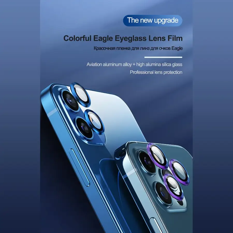 Metal Full Cover Camera Lens Protectors For iPhone 11-13ProMax - Image 6