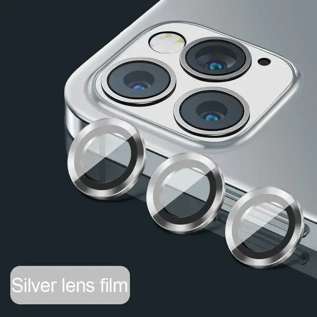 Metal Full Cover Camera Lens Protectors For iPhone 11-13ProMax - Image 8