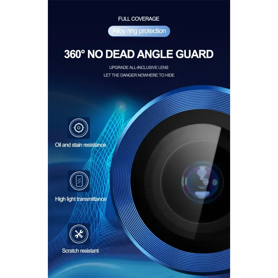 Metal Full Cover Camera Lens Protectors For iPhone 11-13ProMax - Image 9