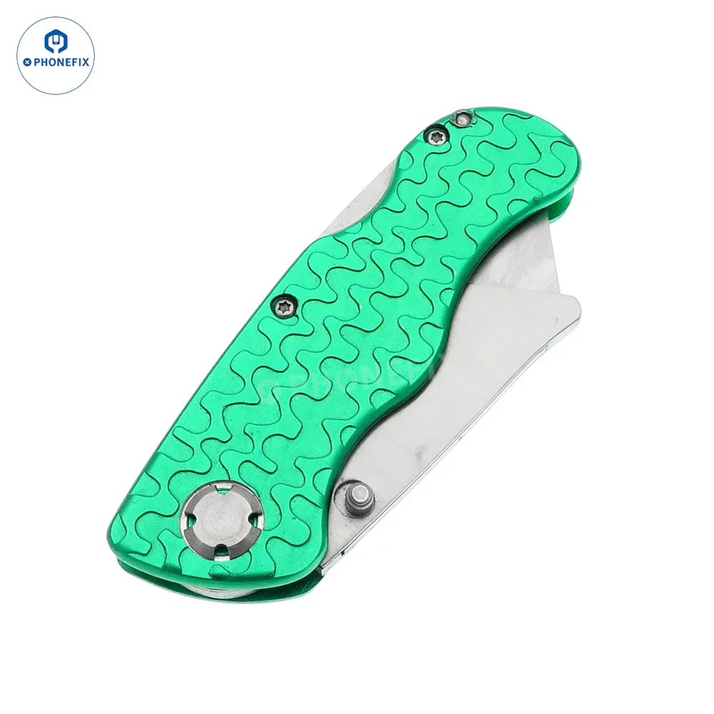Metal-Handled Multifunctional Folding Utility Knife - Image 3