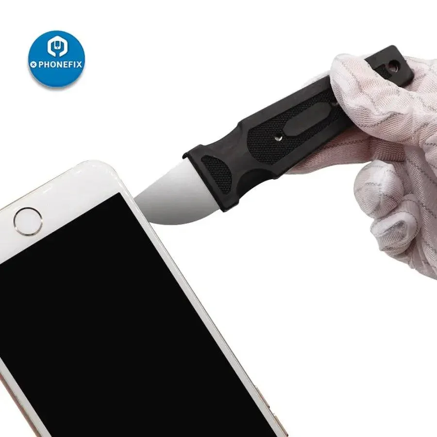 Metal Pry Blade Opener LCD Screen Teardown Cutter Disassemble Repair Tool - Image 4