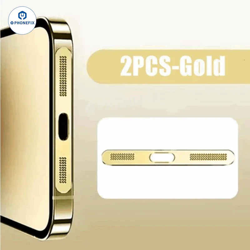 Metal Speaker Dustproof Net Sticker For iPhone 11-16 Pro Max - Image 10