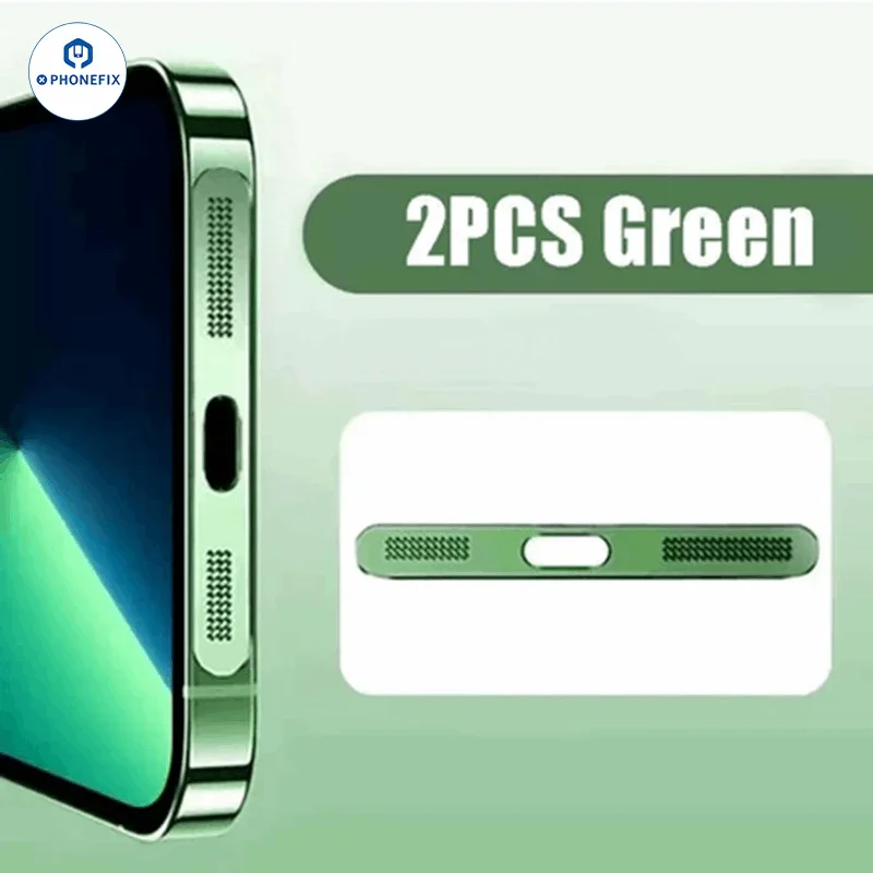 Metal Speaker Dustproof Net Sticker For iPhone 11-16 Pro Max - Image 13