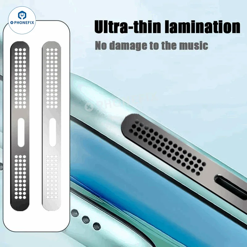 Metal Speaker Dustproof Net Sticker For iPhone 11-16 Pro Max - Image 6