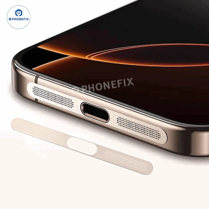 Metal Speaker Dustproof Net Sticker For iPhone 11-16 Pro Max - Image 8
