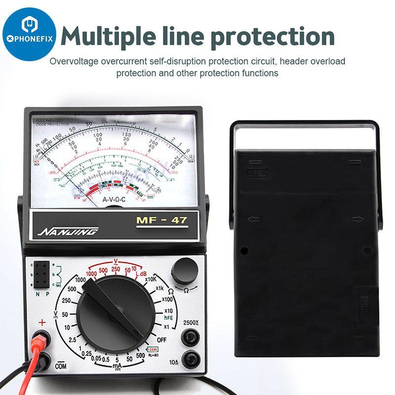 MF47 Pointer Multimeter Capacitance Resistance Tester With Buzzer - Image 4