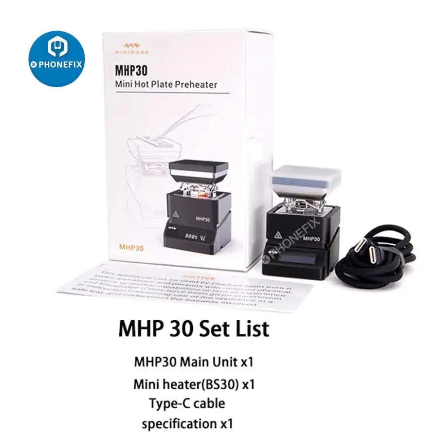 MHP30 Mini Heating Platform For PCB BGA IC Components Preheating - Image 10