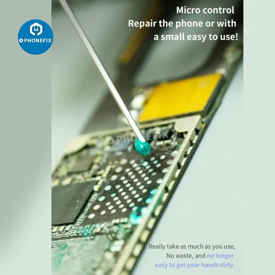 Micro Control Green/Black Solder Mask Oil For Phone PCB Repair - Image 3
