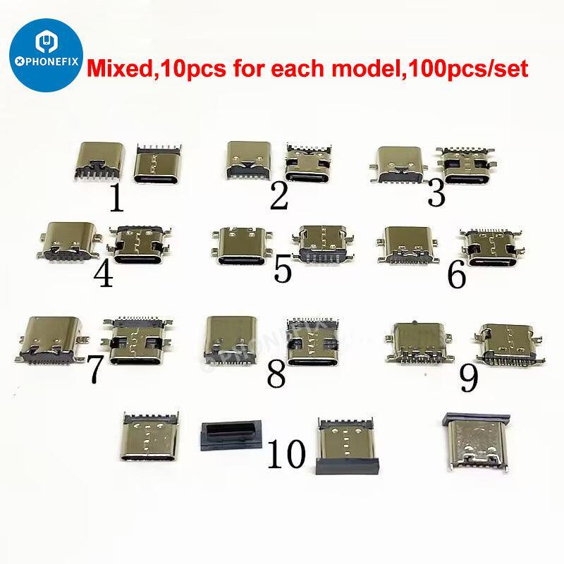 Micro USB 5-Pin Jack Connector Type-C Female Charging Socket - Image 2