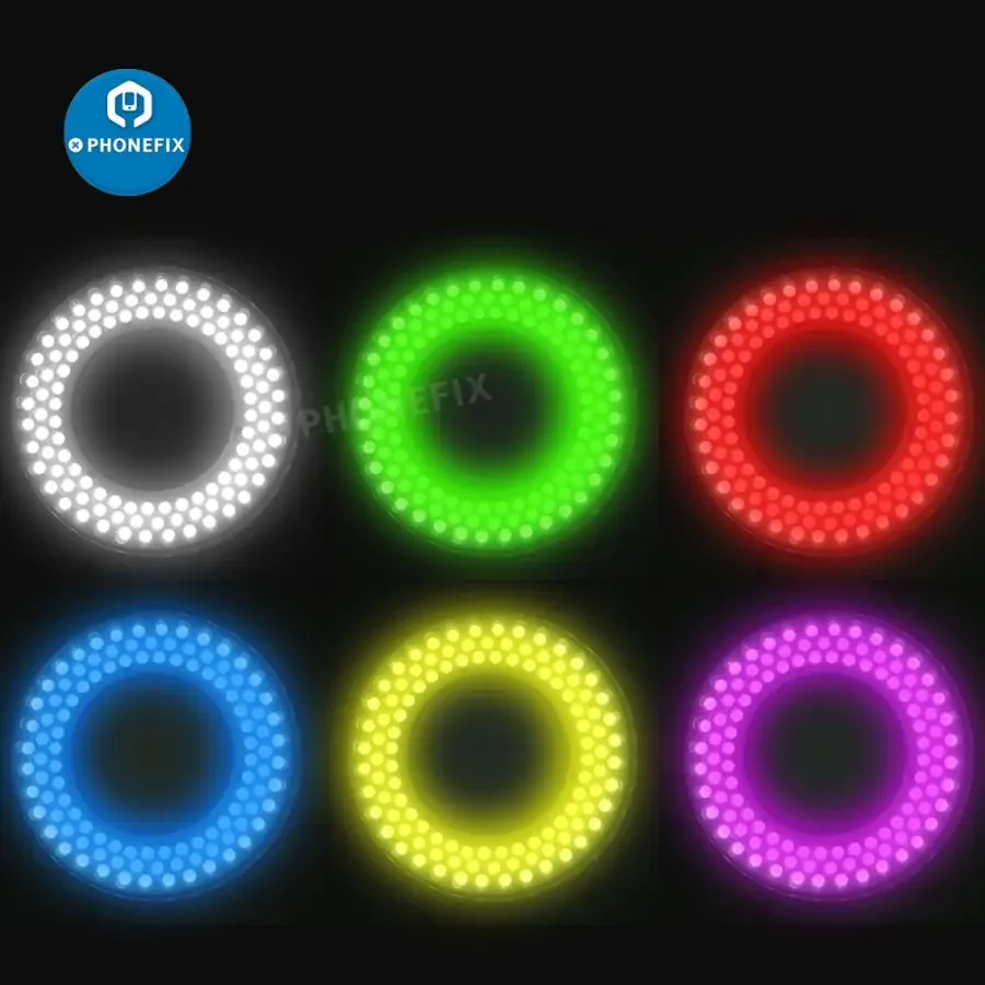 Microscope 108 LED Ring Light 41mm Multicolored illuminator Lamp - Image 11
