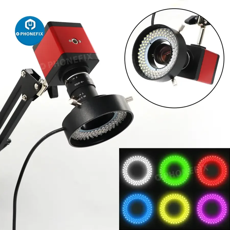 Microscope 108 LED Ring Light 41mm Multicolored illuminator Lamp - Image 2
