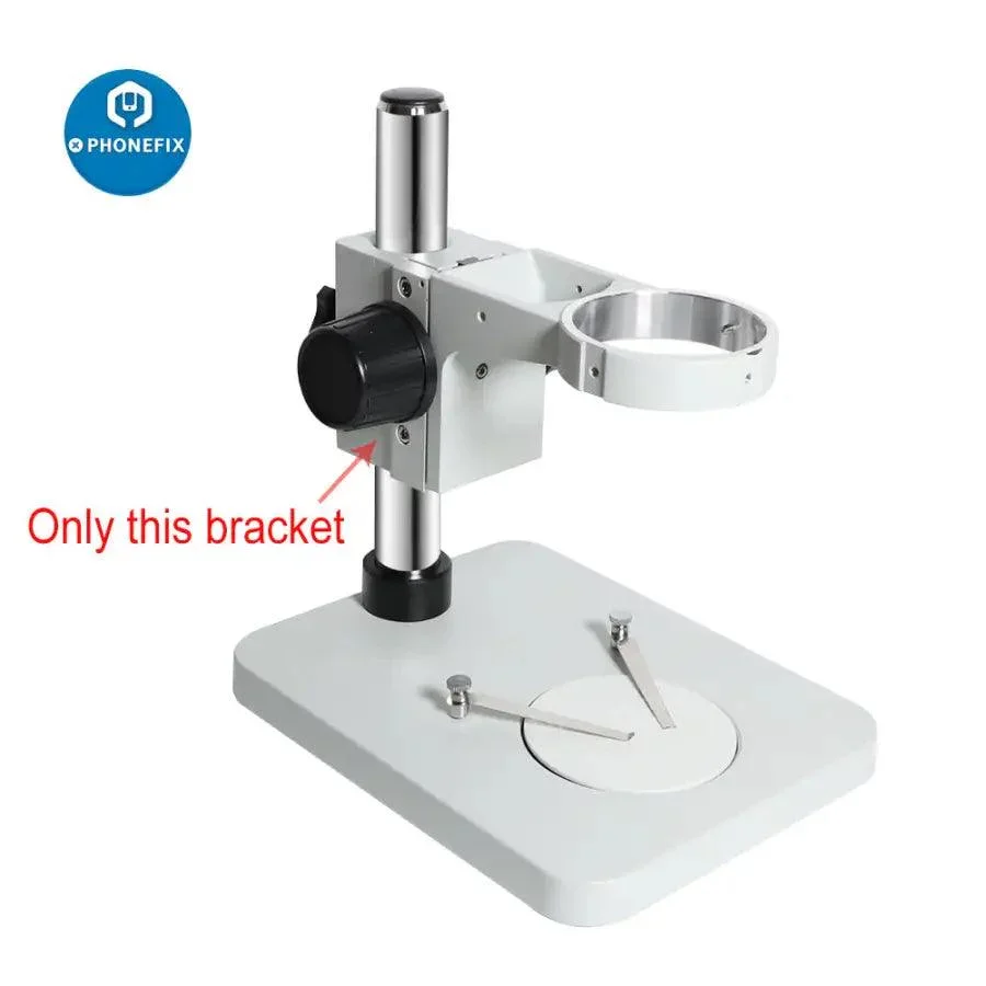 Microscope Head Holder Adjustable Arm Stand Fixture 76mm Focus Bracket - Image 3