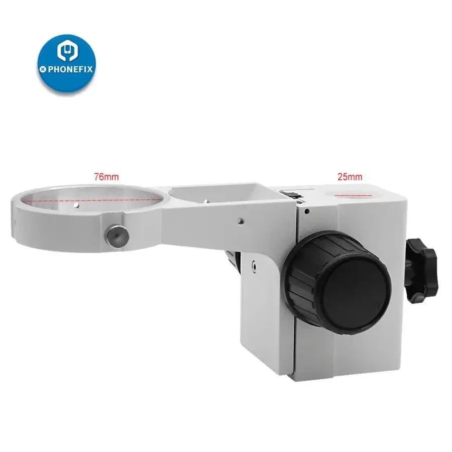 Microscope Head Holder Adjustable Arm Stand Fixture 76mm Focus Bracket - Image 5