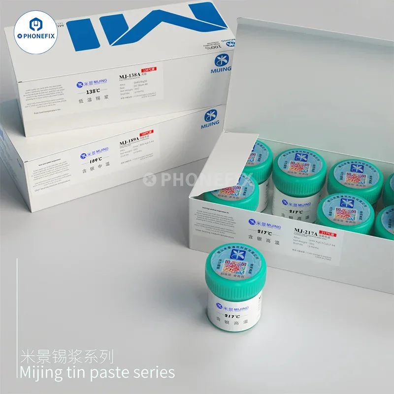 MiJing 138A 158A 190A 217A Lead-free Solder Tin Paste - Image 3