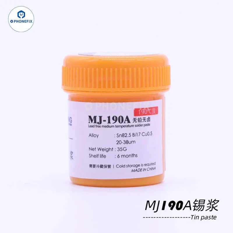 MiJing 138A 158A 190A 217A Lead-free Solder Tin Paste - Image 7