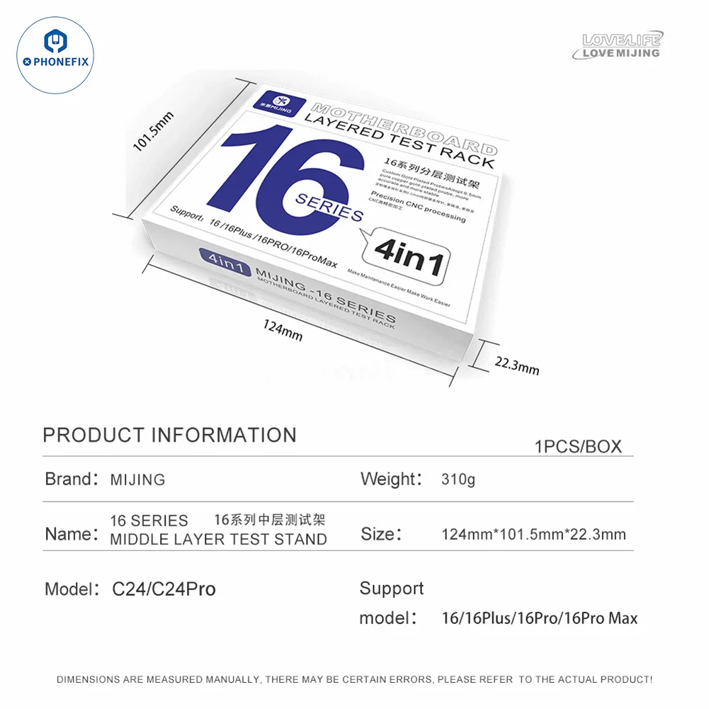 MIJING C24Pro iPhone 16 Series Middle Layer Test Fixture - Image 8