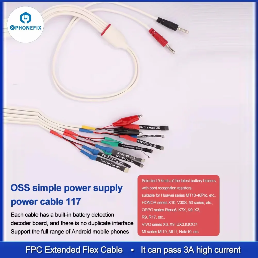 MIJING DY-11 Phone Repair Power Cable for iPhone 8-16 iOS Android - Image 4