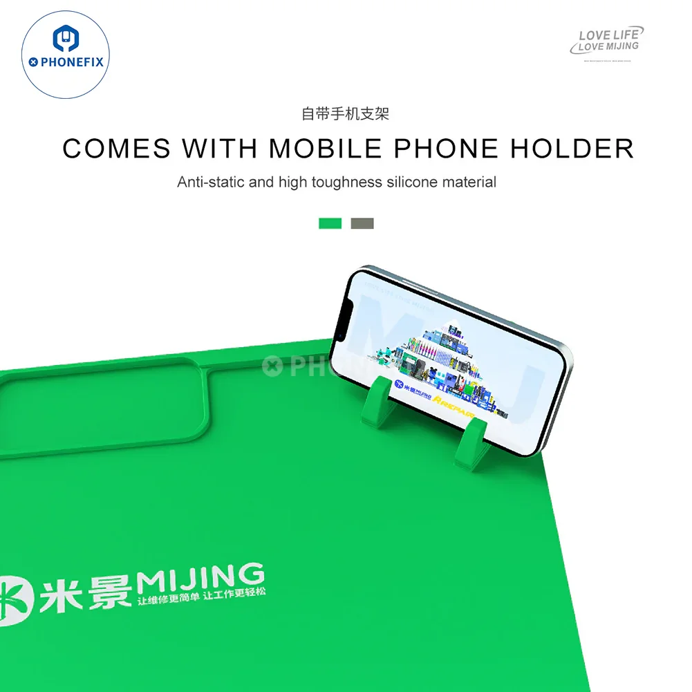 Mijing FM-11 FM-12 Silicone Pad With Phone Screwdriver Holder - Image 3