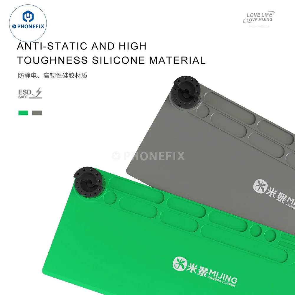 Mijing FM-11 FM-12 Silicone Pad With Phone Screwdriver Holder - Image 4