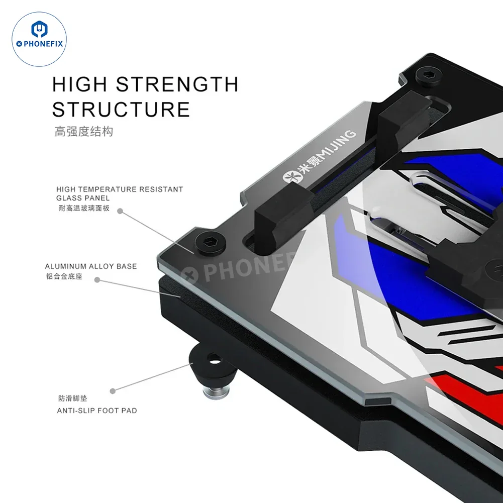 MiJing GK11-19 Motherboard Repair Fixture With Insulated Glass - Image 6