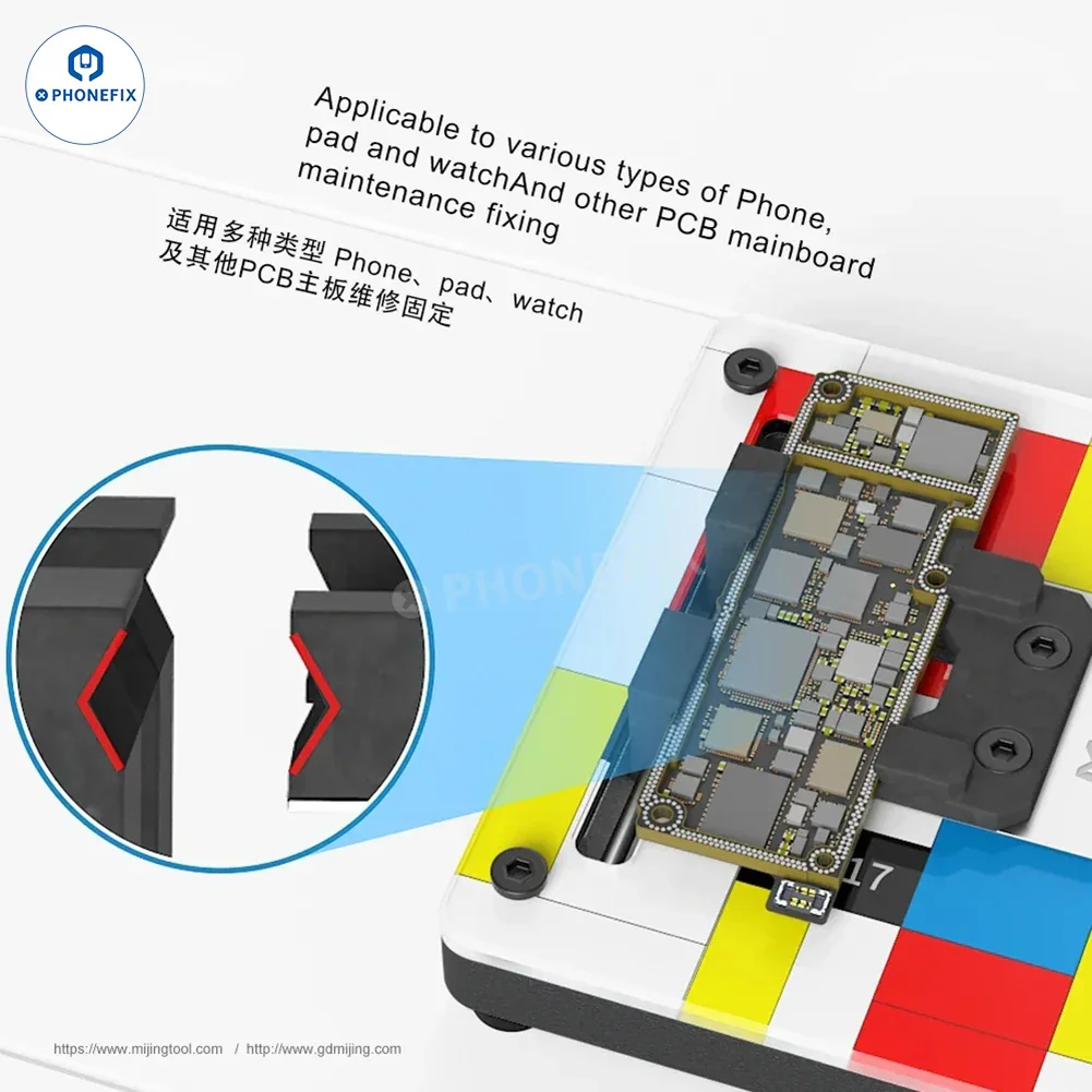 MiJing GK11-19 Motherboard Repair Fixture With Insulated Glass - Image 8