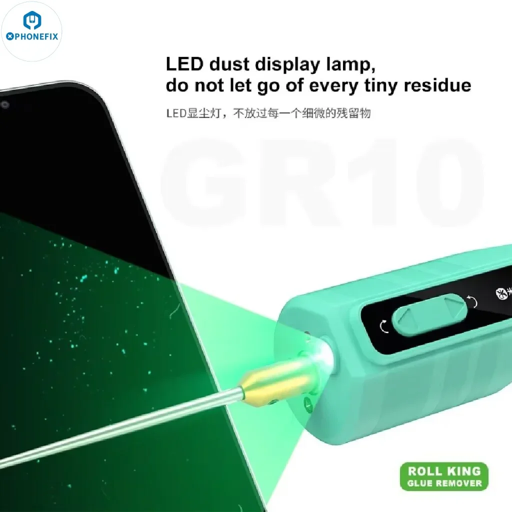 MIJING GR-10 OCA Glue Remover Roll King Degumming with Dust Lamp - Image 3