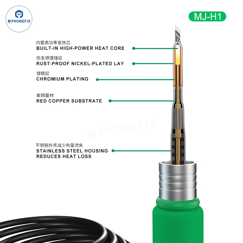 MIJING H1 Digital Soldering Station Compatible T210 T115 T245 Handle - Image 6