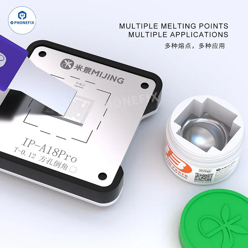 MIJING High Purity Solder Tin Paste 138℃ 158℃ 183℃ 199℃ - Image 2