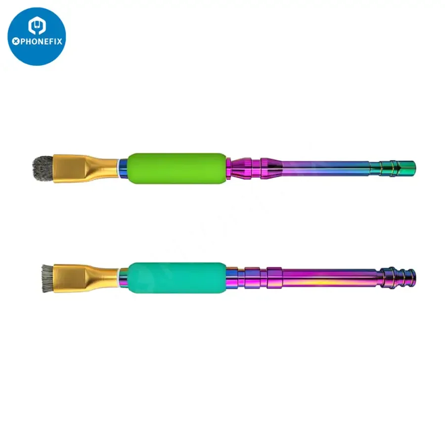 MiJing IC Pad Cleaning Steel Sideburns Brush 2Pcs/Box - Image 2